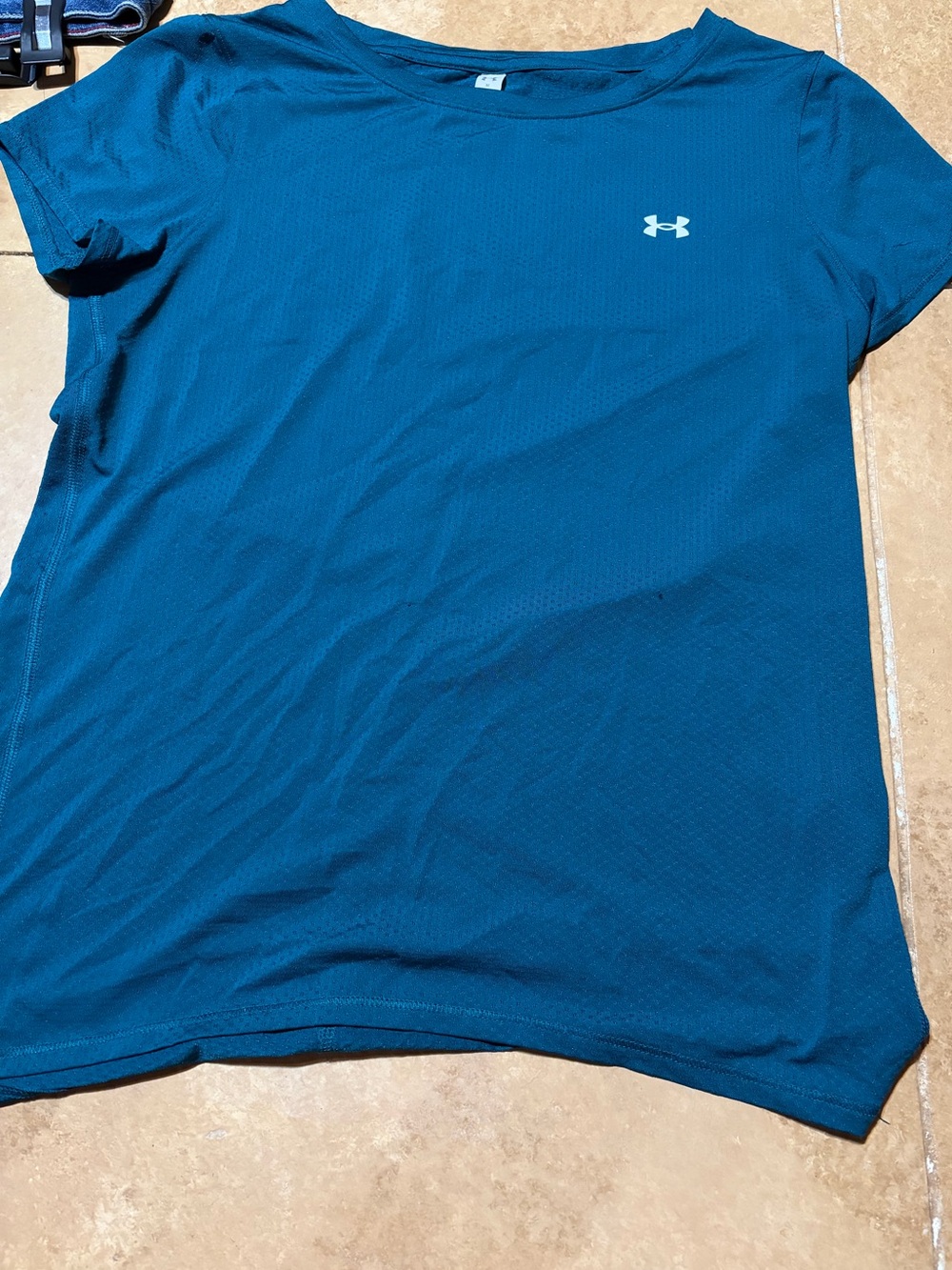 Under Armour women’s Blue-Green Performance Short Sleeve Tee